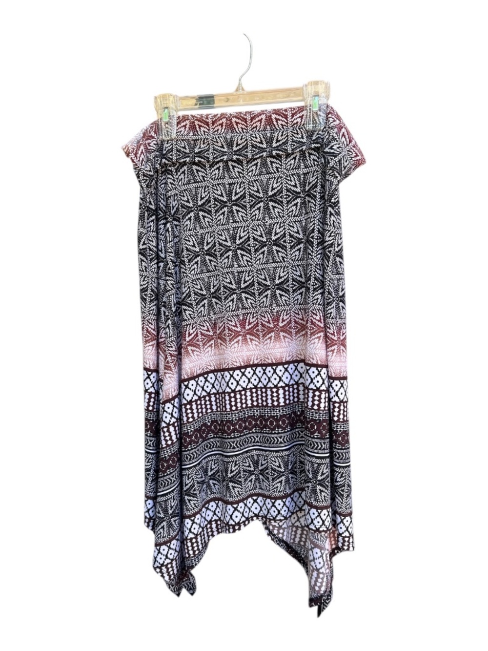 Catos Geometric Printed Maxi Pull on Skirt-Size XL